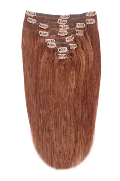 Clip-on Remy naravni lasni podaljški (120g - 130g)