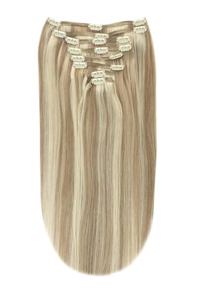 Clip-on Remy naravni lasni podaljški (120g - 130g)