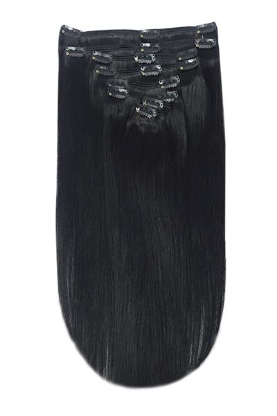 Clip-on Remy naravni lasni podaljški (120g - 130g)